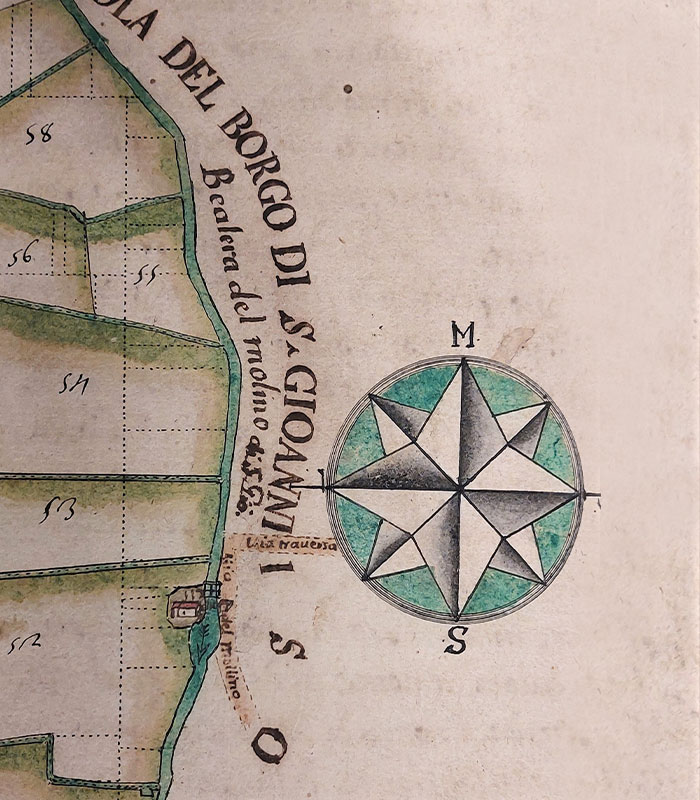archibibliovagando-progetto-map1 Mappa con un focus sul borgo di San Giovanni