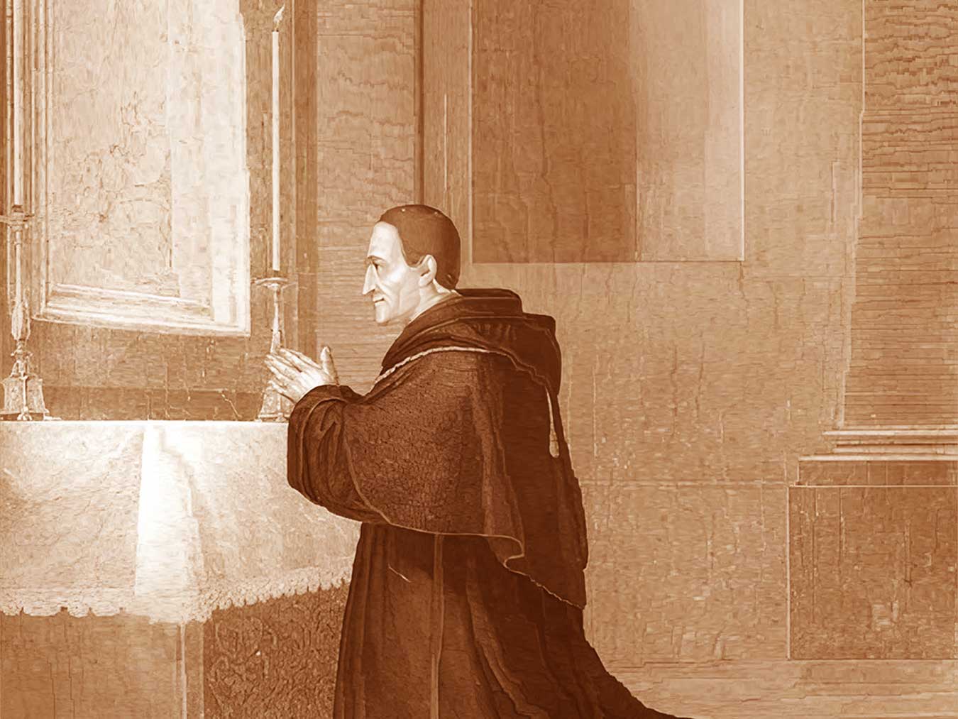 Bartolomeo Menochio che prega
